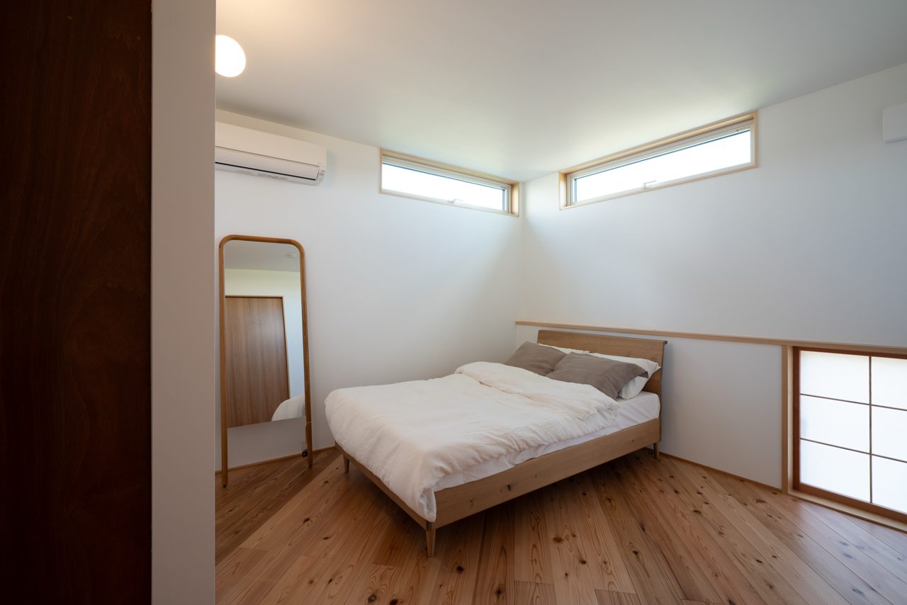 OWN BOX　♯3 | 注文住宅(新築一戸建て)_ | RAKUYAの平屋｜那須塩原の高気密・高断熱の家那須塩原で平屋を建てるならRAKUYA。ジョイ・コス採用の超高気密・高断熱で一年中快適。設計×収納で“暮らしを楽にする”住まいをご提案。