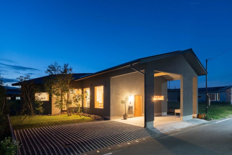 OWN BOX　♯3 | 注文住宅(新築一戸建て)_ | RAKUYAの平屋｜那須塩原の高気密・高断熱の家那須塩原で平屋を建てるならRAKUYA。ジョイ・コス採用の超高気密・高断熱で一年中快適。設計×収納で“暮らしを楽にする”住まいをご提案。